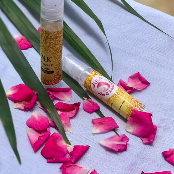 24K Gold Infused Face Serum – Herbal Radiance Boosting & Skin Nourishing Formula