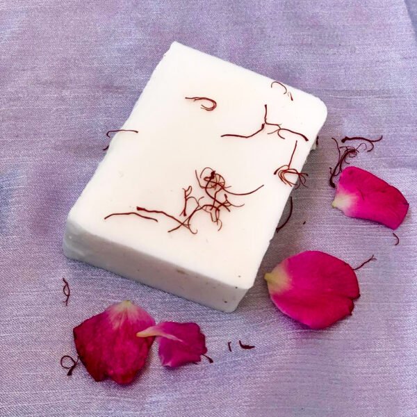 Goat Milk Saffron Soap – Moisturizing and Brightening Natural Soap