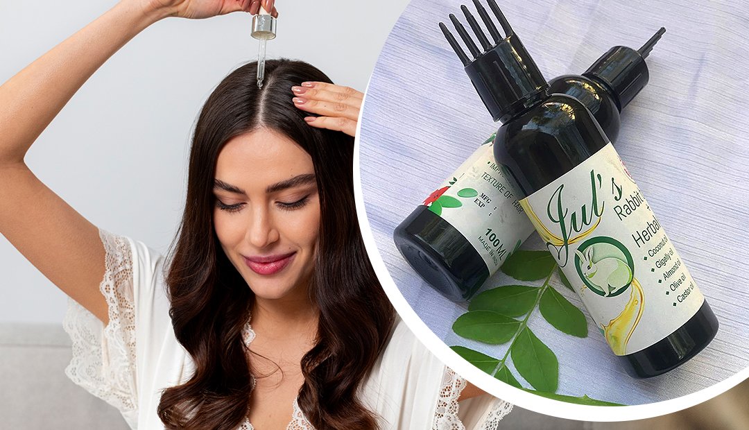Rabbit Blood Herbal Hair Oil , Buy Online