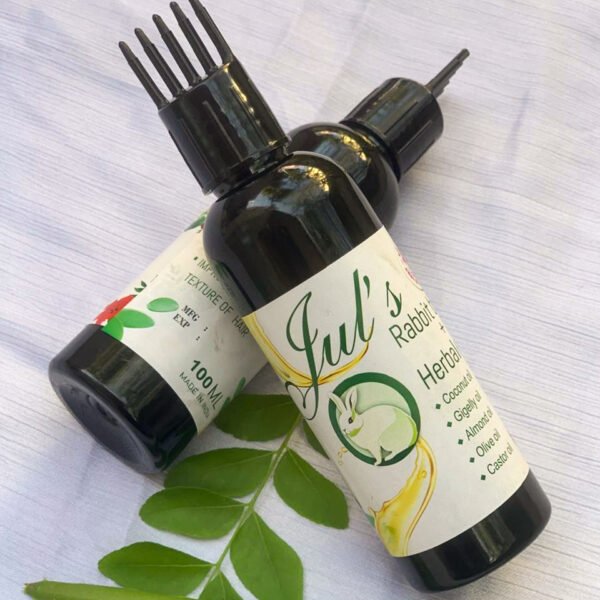 Jul's Rabbit Blood Herbal Hair Oil – Promote Hair Growth & Reduce Hair Fall Naturally